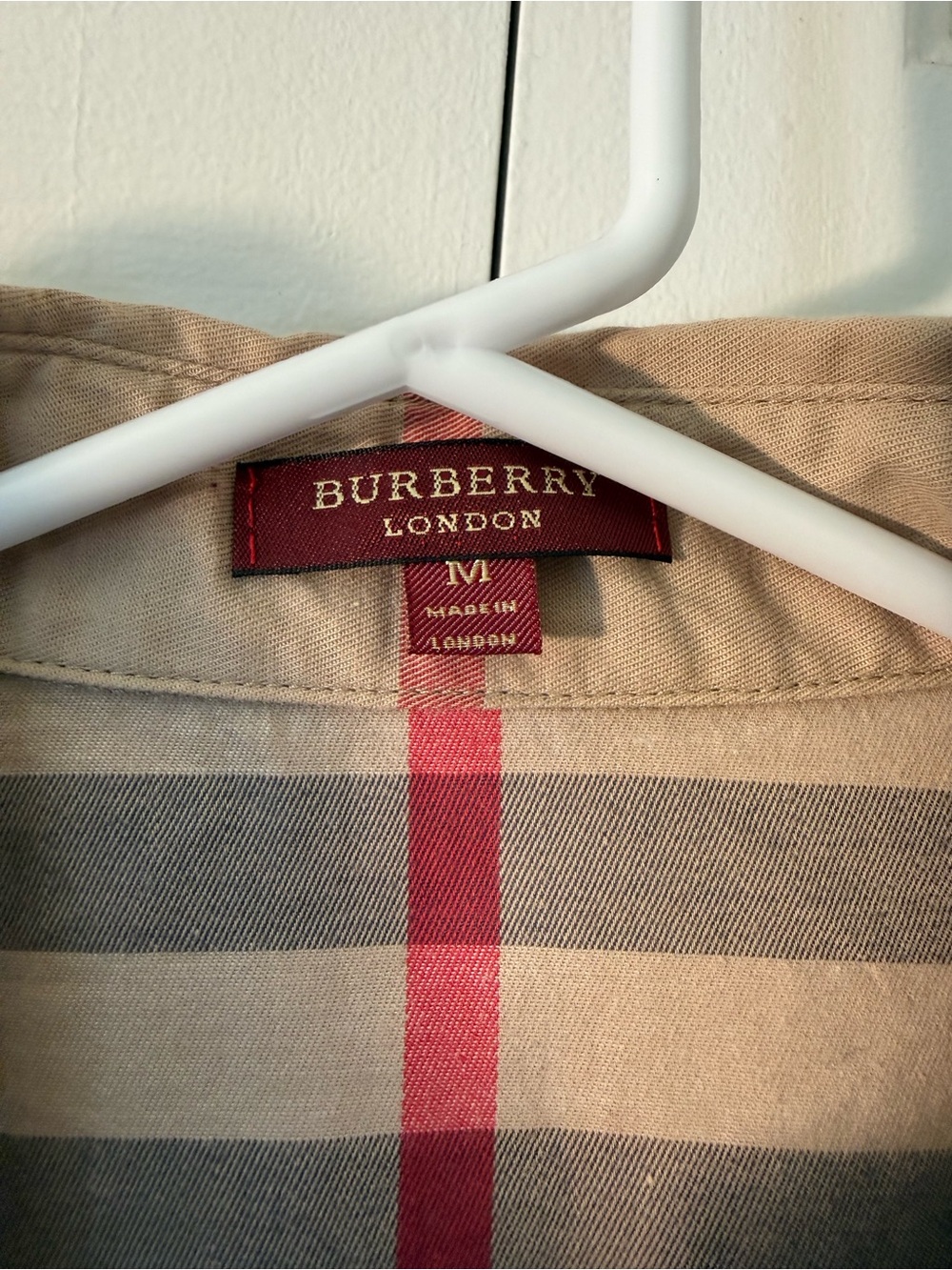 Burberry Tan, Black and Red Nova Check Shirt - Picture 2 of 4